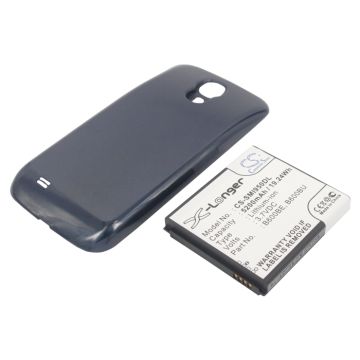 Samsung Galaxy S4 Tehoakku erillisellä sinisellä takakannella 5200 mAh
