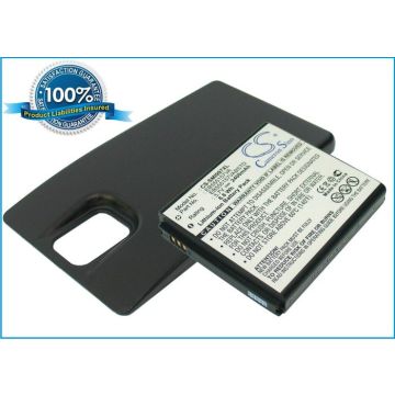 Samsung Galaxy S Infuse 4G, SGH-i997 yhteensopiva akku 2400 mAh laajennetulla takakannella