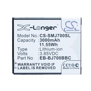 Samsung Galaxy J7, Galaxy J7 Duos, Galaxy J7 TD-LTE akku 3000 mAh