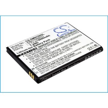 Samsung Galaxy Note, GT-N7000, GT-I9220, SGH-i717, Galaxy Note LTE, GT-I9200 akku 2000 mAh
