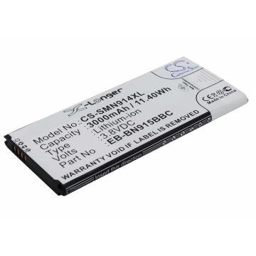 Samsung Galaxy Note Edge, Note Edge 4G, SM-N915 akku 3000 mAh NFC Tuki