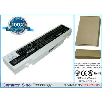 Samsung Q318,  R510,  R468, R710, R522 akku 4400 mAh Valkoinen