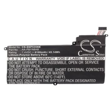 Samsung 535U4C, NP530U4B akku - 6100 mAh 