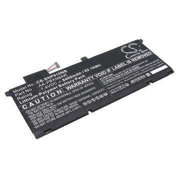 Samsung kannettavan tietokoneen 900X4B-A02 / 900X4B-A02US yhteensopiva akku 8400mAh