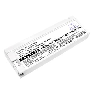 Spacelabs lääketieteellisen laitteen Ultraview SL / 91369 yhteensopiva akku 2450mAh