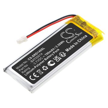 Cardo langattomien kuulokkeiden Packtalk Edge yhteensopiva akku 700mAh