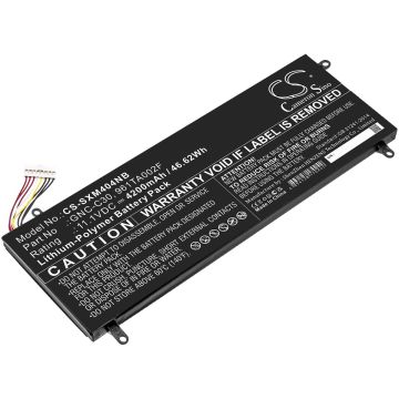 Gigabyte kannettavan tietokoneen U24F-2 / U2442N yhteensopiva akku 4200mAh