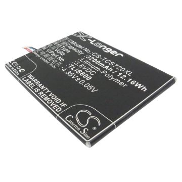 Alcatel One Touch Flash, OT-6042, OT-6042D akku 3200mAh