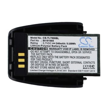 Plantronics TL7800, TL7810, TL7812 akku 240mAh / 0.89Wh