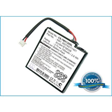 TomTom Via 120, akku 700 mAh