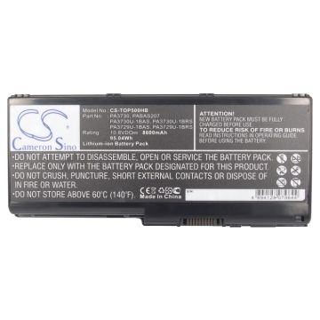 Toshiba Dynabook Qosmio GXW/70LW, Qosmio 90LW, Qosmio 97K akku 8800 mAh