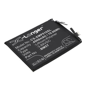 Xiaomi puhelimen 2306EPN60G / 13T 5G yhteensopiva akku 4900mAh