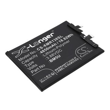 Redmi puhelimen Note 13 Pro+ / 23090RA98C yhteensopiva akku 4850mAh