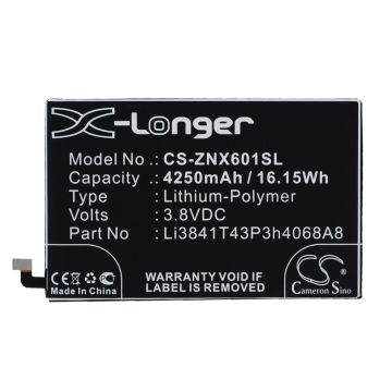 ZTE Nubia X6, NX601J akku 4250 mAh