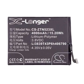 ZTE Nubia Z11 Max / NX523 akku 4000 mAh