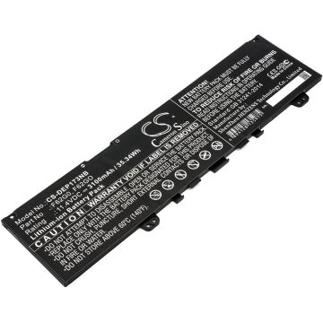 DELL Inspiron 13 7000, Inspiron 13-7370 akku 3100 mAh