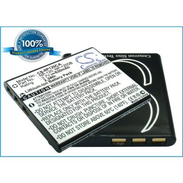 Casio NP-120, NP-120DBA yhteensopiva akku - 630 mAh