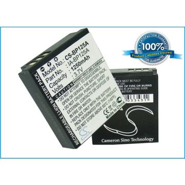Samsung IA-BP125A yhteensopiva akku - 1250 mAh