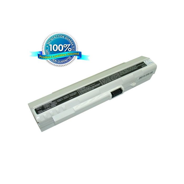 Acer Aspire One 10.1" (Black), Aspire One 8.9" (Black), Aspire One A110-1295 akku 10400mAh