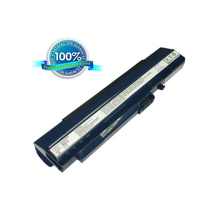 Acer Aspire One, Aspire One A110, Aspire One A150, Aspire One AOD250, Aspire One 531H, Aspire One 571 akku 7800 mAh - Sininen