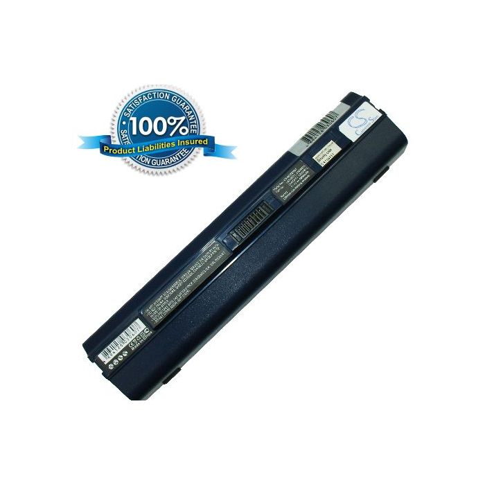 Acer Aspire One 531, Aspire One 751 akku 6600 mAh - Sininen