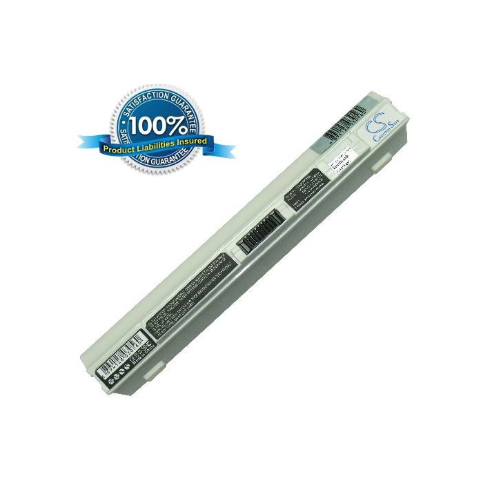 Acer Aspire One 531, Aspire One 751 akku 4400 mAh - Valkoinen