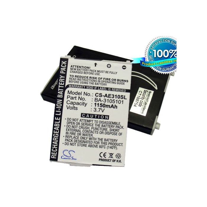 Acer E300, E305, E310, E360 akku 1150 mAh