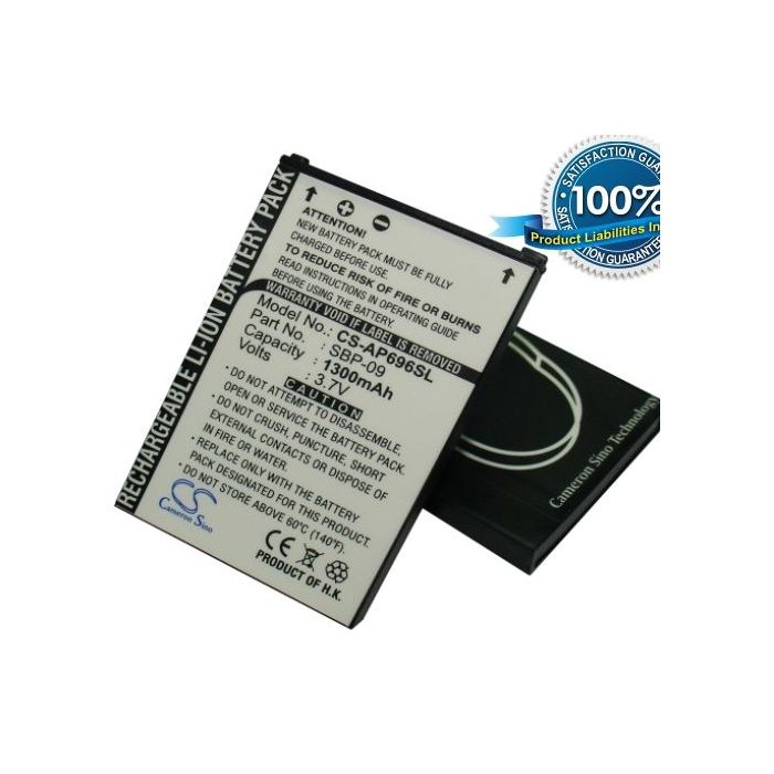 ASUS MyPal A686, Mypal A696, Mypal A626 akku 1300 mAh