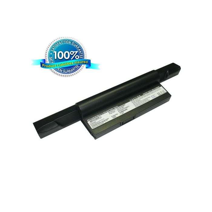 Asus Eee PC 901, Eee PC 904, Eee PC 904HD, Eee PC 1000, Eee PC 1000H, Eee PC 1000HE, Eee PC 1200 akku 13000 mAh - Musta