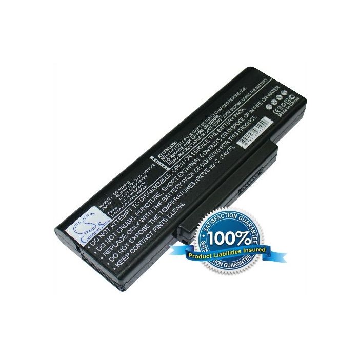 Asus F3 akku 6600 mAh - Musta