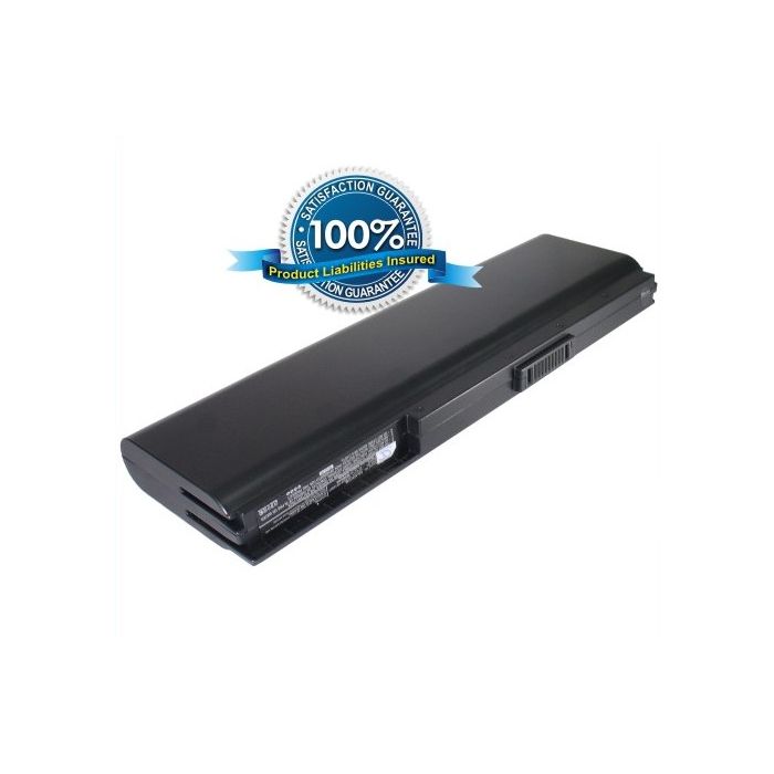 Asus U3, U1 akku 6600 mAh - Musta