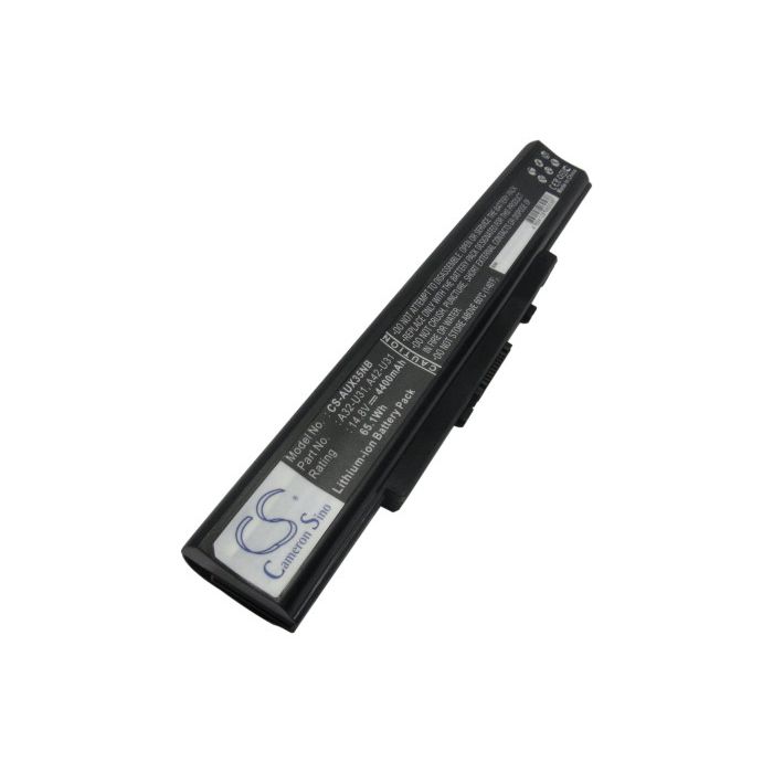 Asus U31 ja X35 akku 4400 mAh - Musta