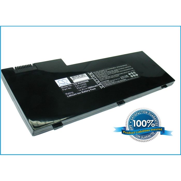 Asus UX50 akku 2800 mAh - Musta
