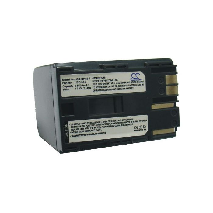 Canon BP-535 yhteensopiva akku 4500 mAh