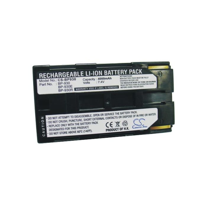 Canon BP-930, BP-930E, BP-930R yhteensopiva akku 4000 mAh