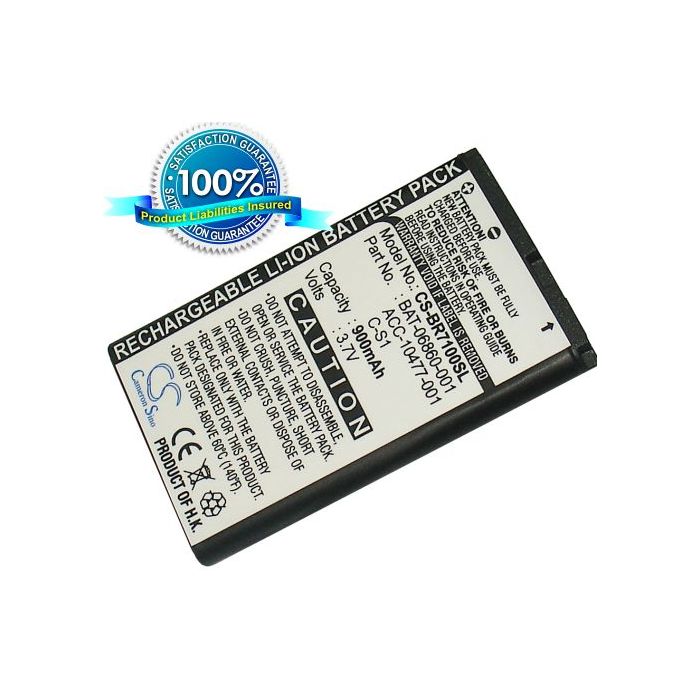 Blackberry 7100, 7100g, 7100i, 7100r, 7100t, 7100v, 7100x, 7130c, 7130e, 7130g, 7130v, 7105t akku 900 mAh