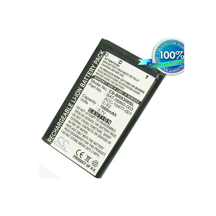 Blackberry Curve 8300, Curve 8310, Curve 8320, Curve 8350i akku 1000 mAh