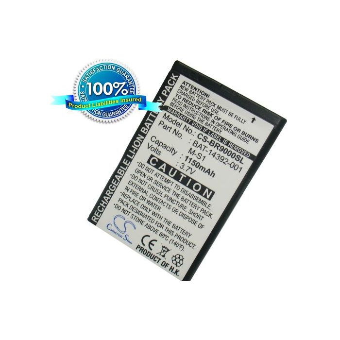 BlackBerry Bold 9000, Bold 9030, Bold 9900, Bold 9630, Niagara, Pluto, Bold 9630 World Edition, Bold 9220, Magnum akku 1150 mAh