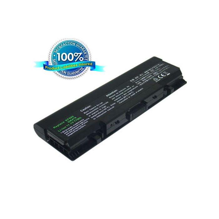 Dell Inspiron 1521, Inspiron 1721, Inspiron 1520, Vostro 1500, Vostro 1700, Inspiron 1720 akku 6600 mAh