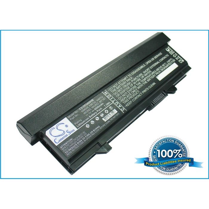 Dell Latitude E5400, Latitude E5500 akku 6600 mAh - Hopea Harmaa