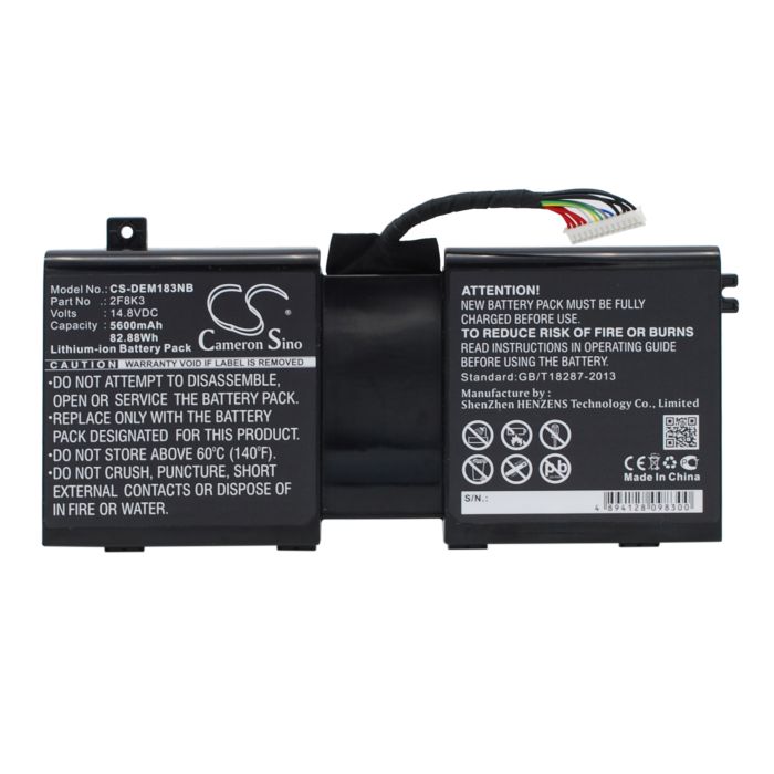 DELL Alienware 17, Alienware 18, Alienware M17X R5 akku 5600 mAh