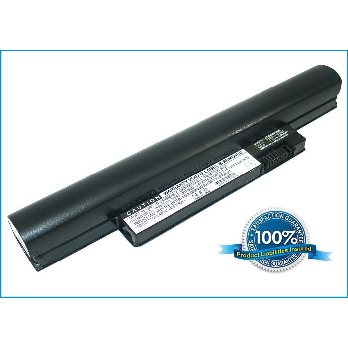 Dell Inspiron Mini 12, Inspiron 1210 akku 2200 mAh - Musta