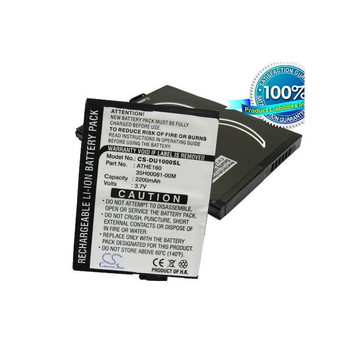 HTC X7500, X7510, X7501, Advantage X7500, Advantage X7510, Athena 100, Athena 400, Athena 101, Shangri-La akku 2200 mAh