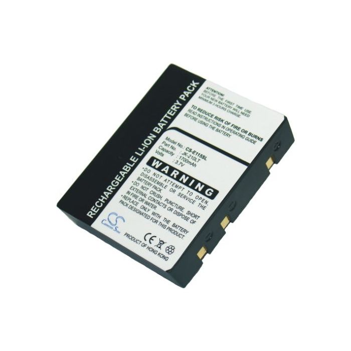 Casio Cassiopeia E100, Cassiopeia E-115, Cassiopeia E-125, Cassiopeia E105, Cassiopeia E125-CSC, Cassiopeia E500 akku 1700 mAh