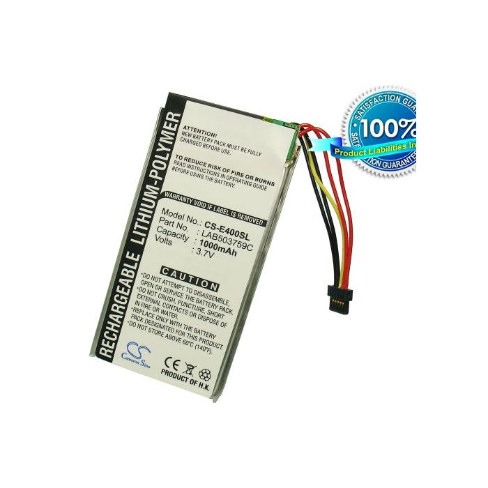 Toshiba E400, E410 akku 1000 mAh
