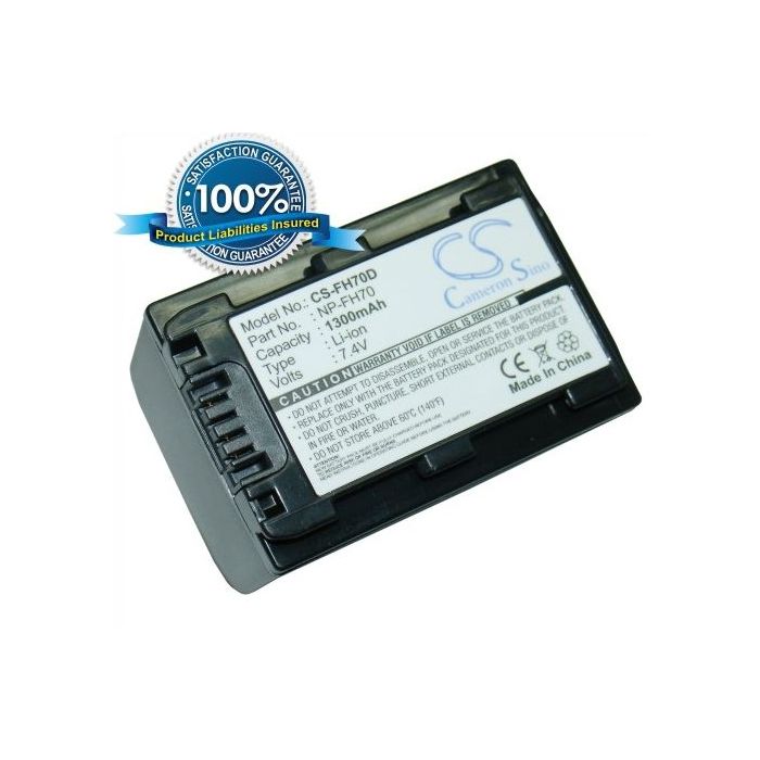 Sony NP-FH70 yhteensopiva akku 1300 mAh