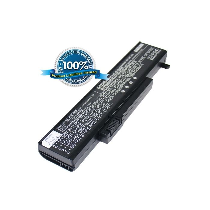 Gateway  T6810, T6300 akku 4400 mAh - Musta