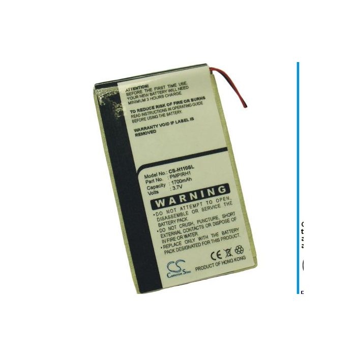 iRiver H110, H120, H140, H320, H340 akku 1700 mAh