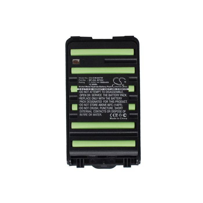 Icom IC-F3001, IC-F3002, IC-F3003 akku 1800mAh / 12.96Wh