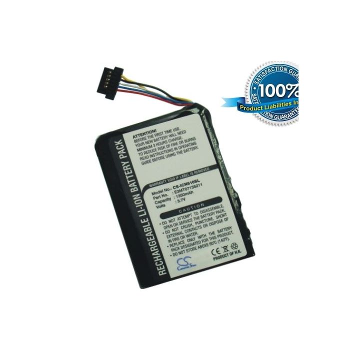Navman iCN 510, iCN 520, iCN 530, iCN550 akku 1350 mAh